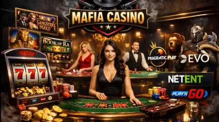 Quais jogos existem no Mafia Casino: caça-níqueis, cassino ao vivo e fornecedores